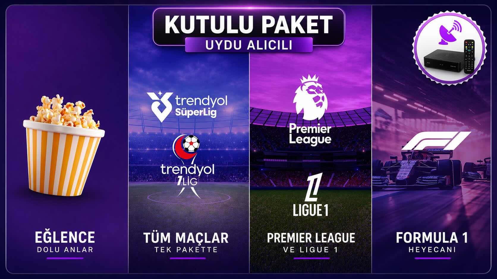 Yıldız Dolu Uydu Paketi